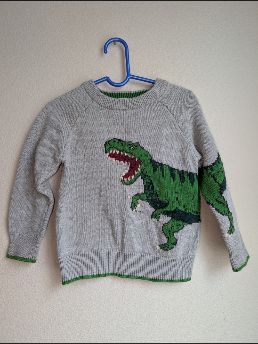 Gap T-Rex Crewneck Sweater Boys Size 4 Years